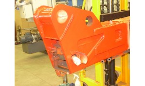 Réparation bras de grue