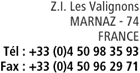 ZI Les Valignons - Marnaz - 74-Haute-Savoie - France